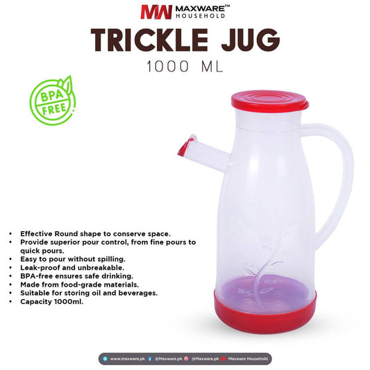 1000ml Trickling Oil Jug BPA Free Leak Proof