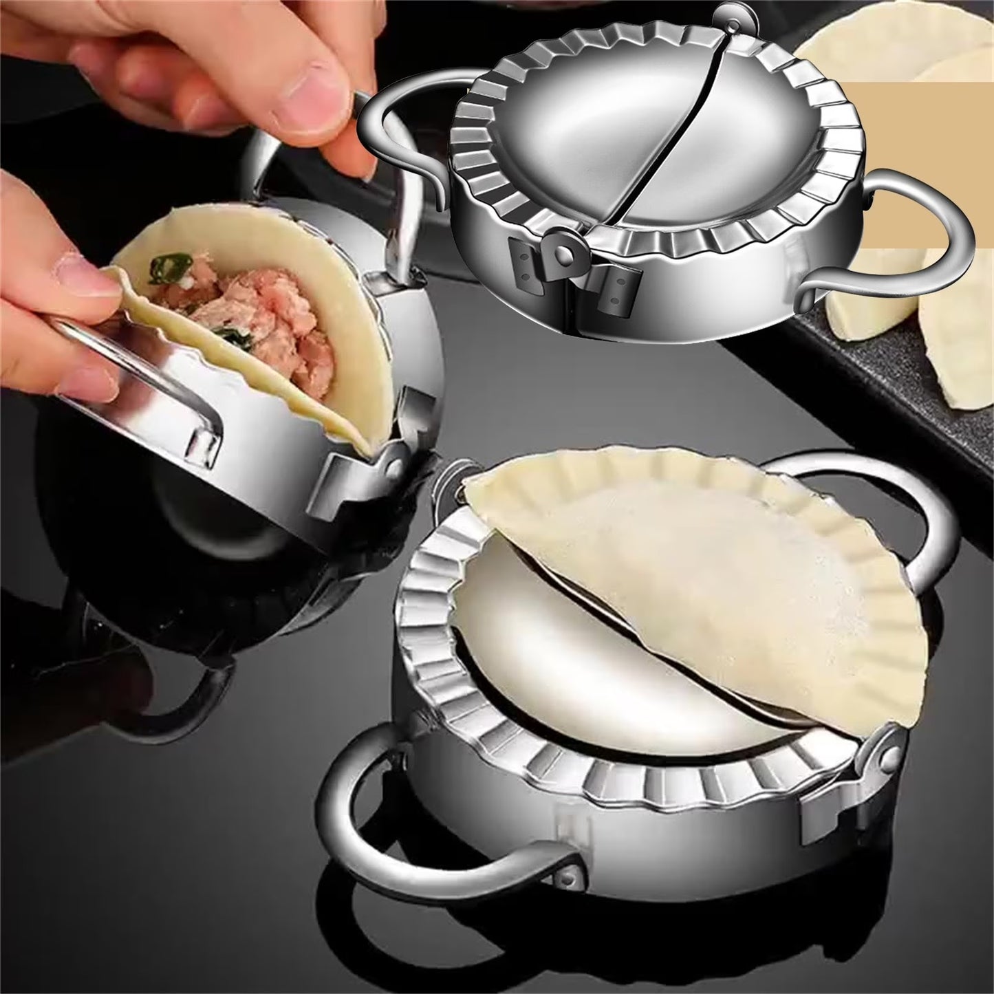 Stainless Steel Dumpling Maker Press Mold Wrapper