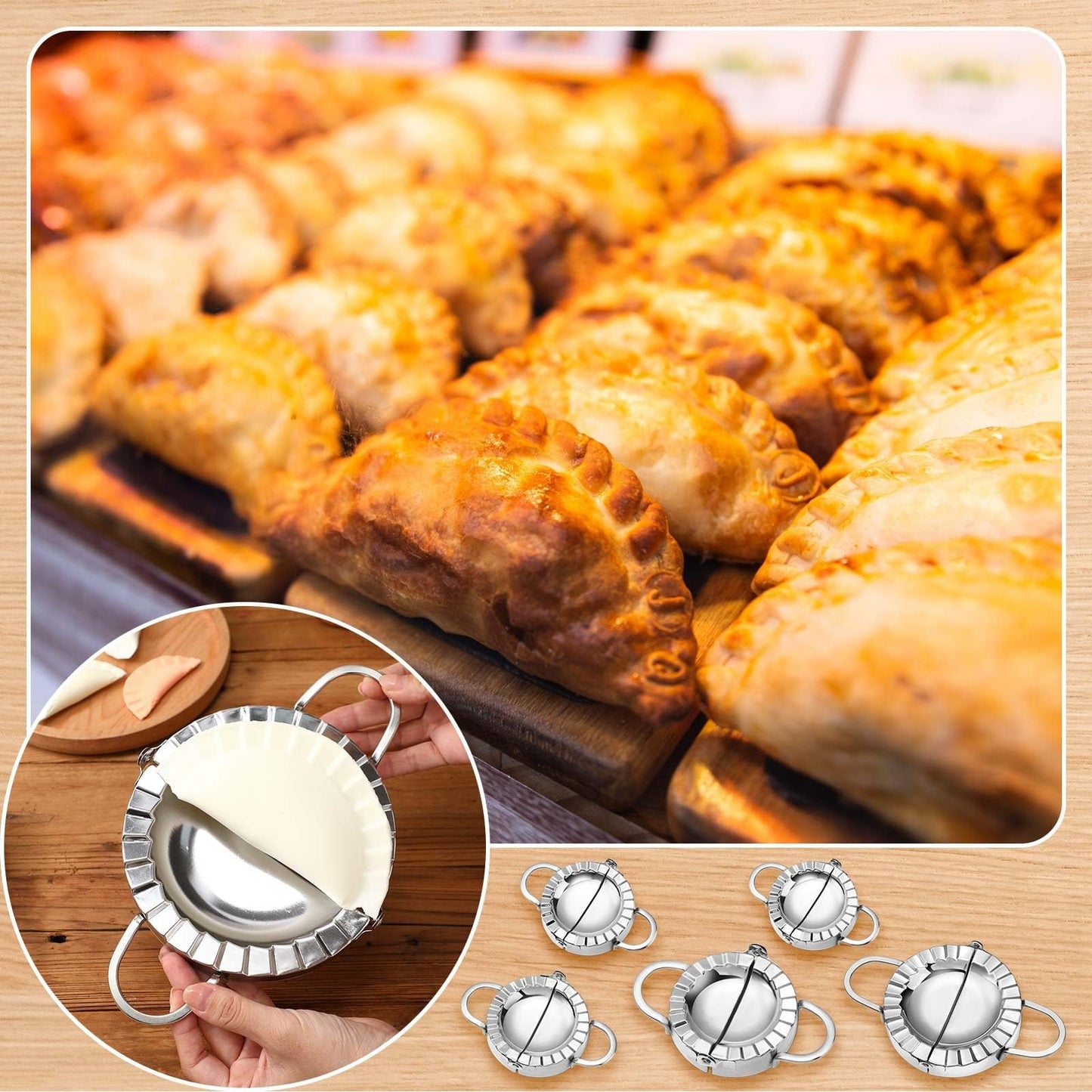 Stainless Steel Dumpling Maker Press Mold Wrapper